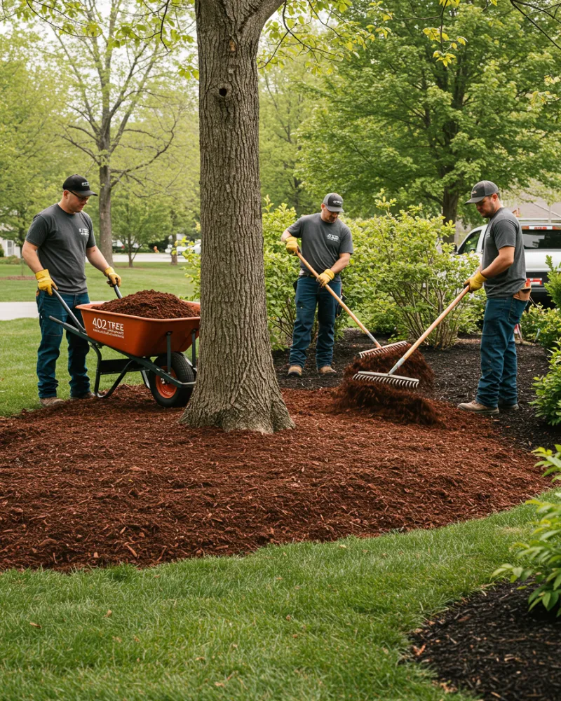 Professional Mulch Installation